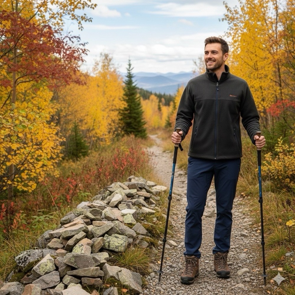 Burton Performance Fleece Jacket — Brown Zip-Up‎